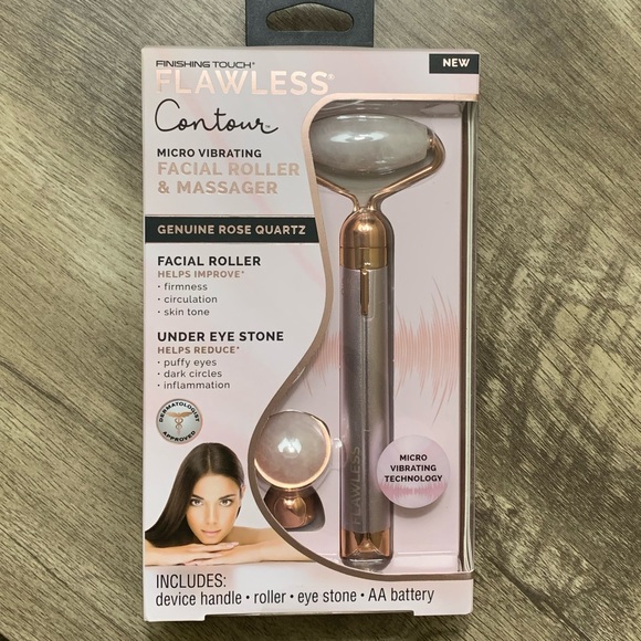 Finishing Touch Other - 💖🛍 Micro-Vibrating Rose Quartz Facial Roller🌺🦄